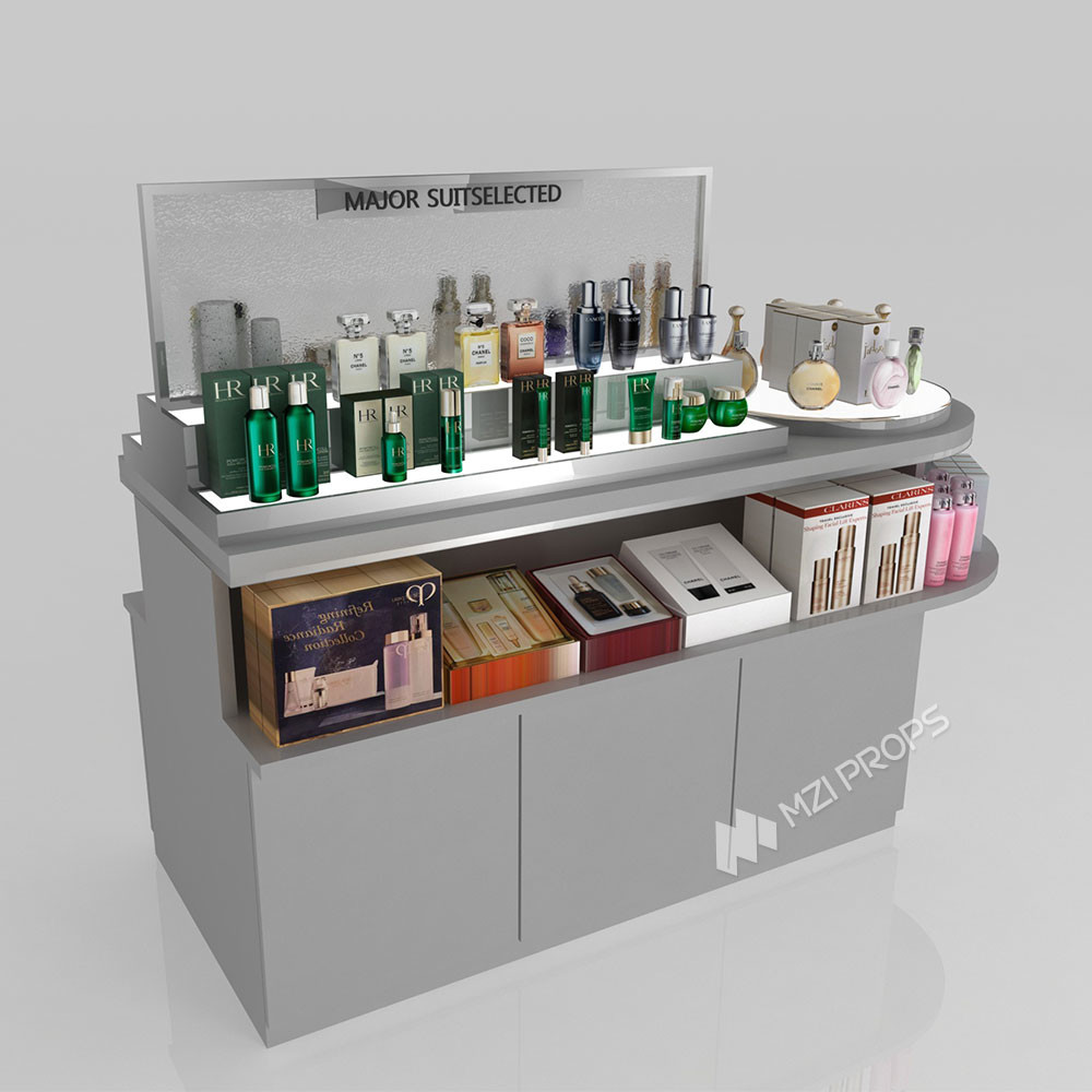 GDR06-CMM02 Beauty Display Stand with Optimized Display Space and Luxurious Style for Fashion Boutique
