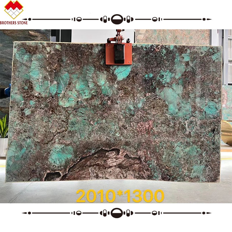 Indoor Portomare Quartzite Bright Amazon Green Marble Slabs Multicolor Verde Guatemala
