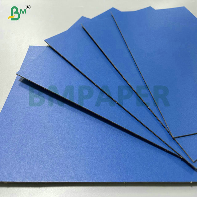 640 x 900mm 1mm 2mm Recycled Blue Card Board Grey Back  For Paper Folders