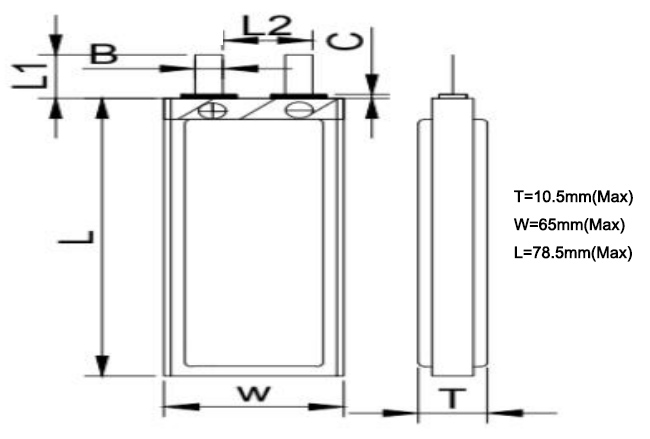 10000mAh 3.87V High Capacity High Voltage LiPo Battery 106578 for Energy Storage Systems