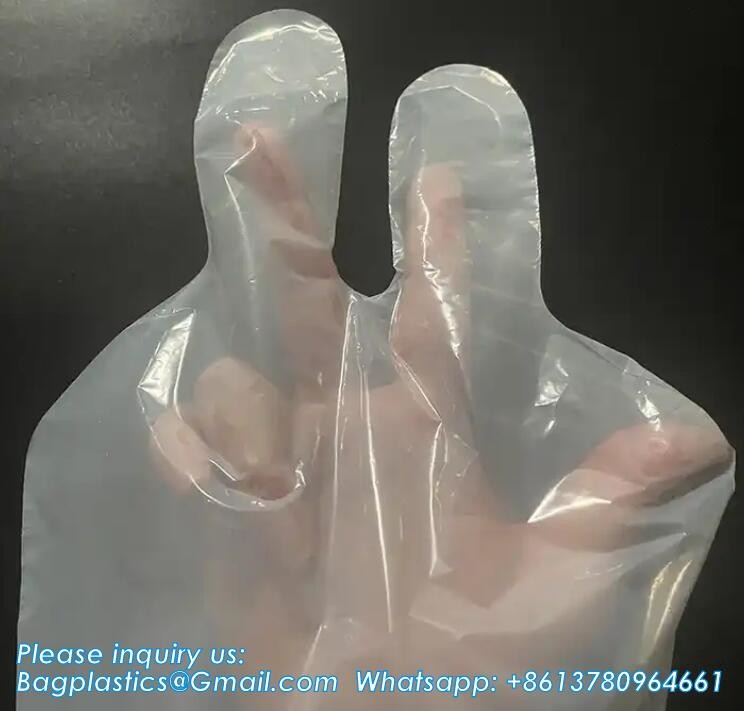 Disposable Non-Slip Finger Stall Finger Cot 2 Finger-gloves, Medical Using Individual Disposable Plastic Finger Cot