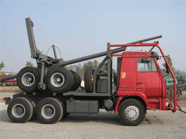3 Axle Logging Heavy Equipment Trailers For Forest Timber Transportation