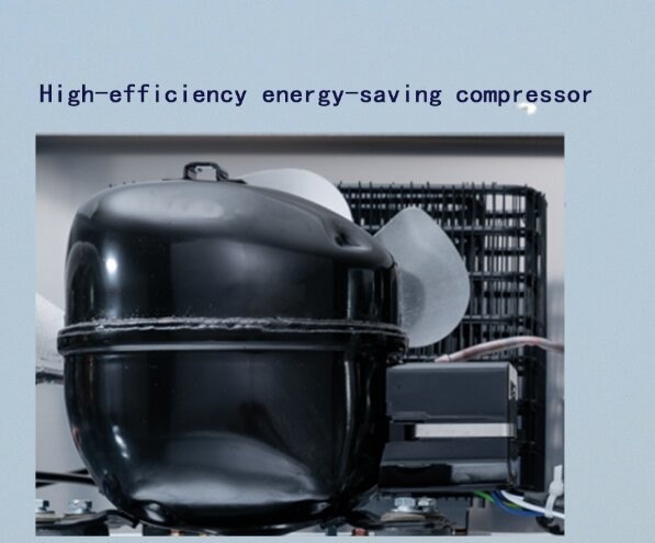 Energy Efficient 2 Door Commercial Freezer Industrial Fridge Freezer 330W