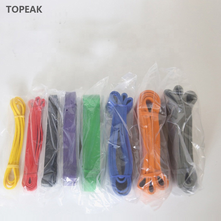 Men Women Athletic Resistance Bands 2m 1.22kg Rubber Elastic Latex Loop Exercise Band