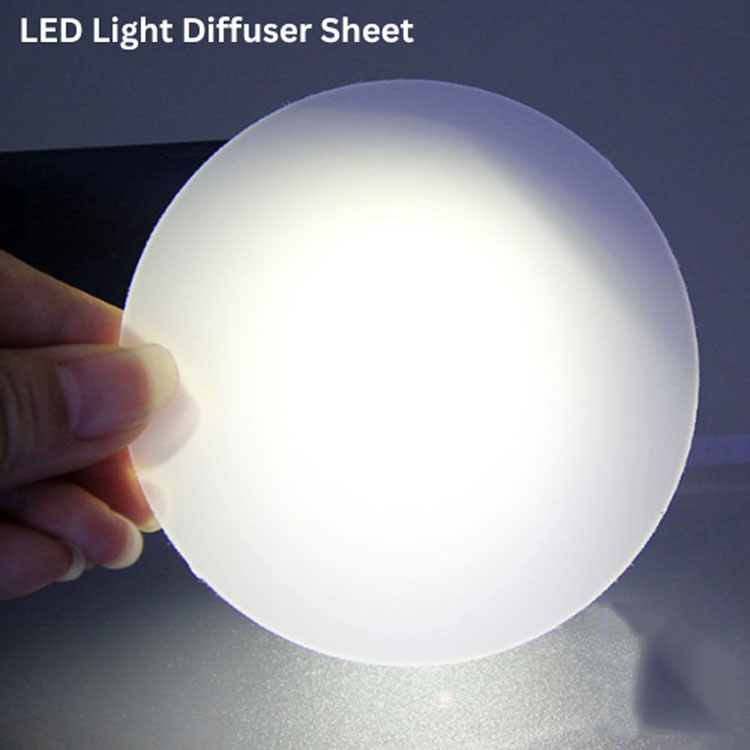 Polycarbonate LED Light Diffuser Sheet , Milky White Polycarbonate Sheet Cut To Size