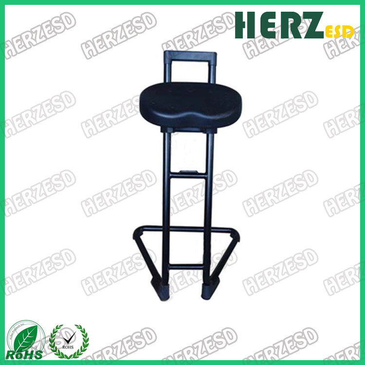 Foldable Ergonomic Sit Stand Stool , Sit Stand Work Stool For Clean Room