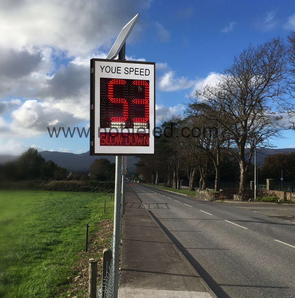 Intergrated Housing Material Cold Rolled Sheet Or Aluminum Slow Down Speed Limit Signs