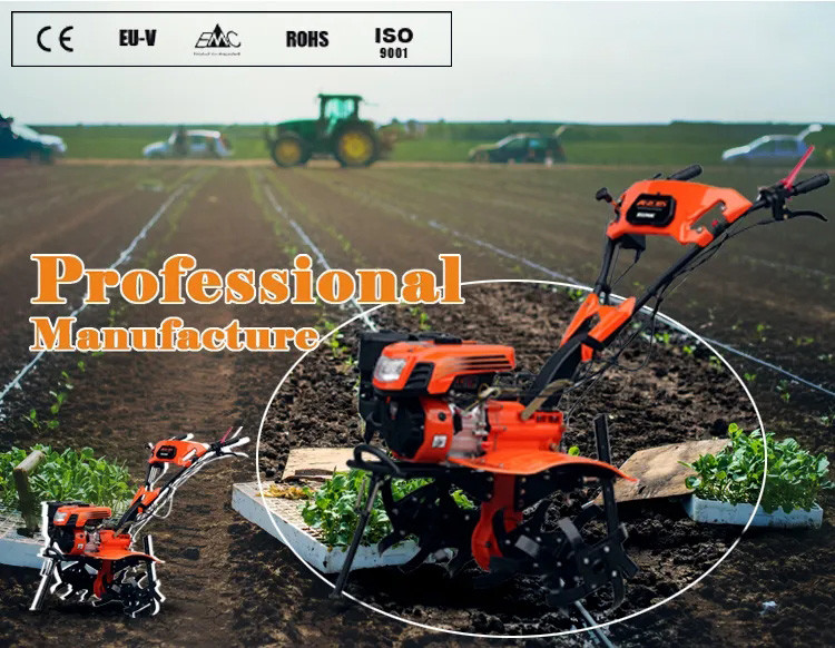 Simple Operation Mini Tractor Cultivator Solid Blade Rotary Cultivator Tractor
