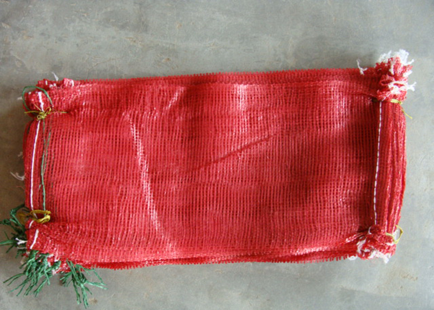 PE Polyethylene Woven Net Bags For Produce Multi Colored