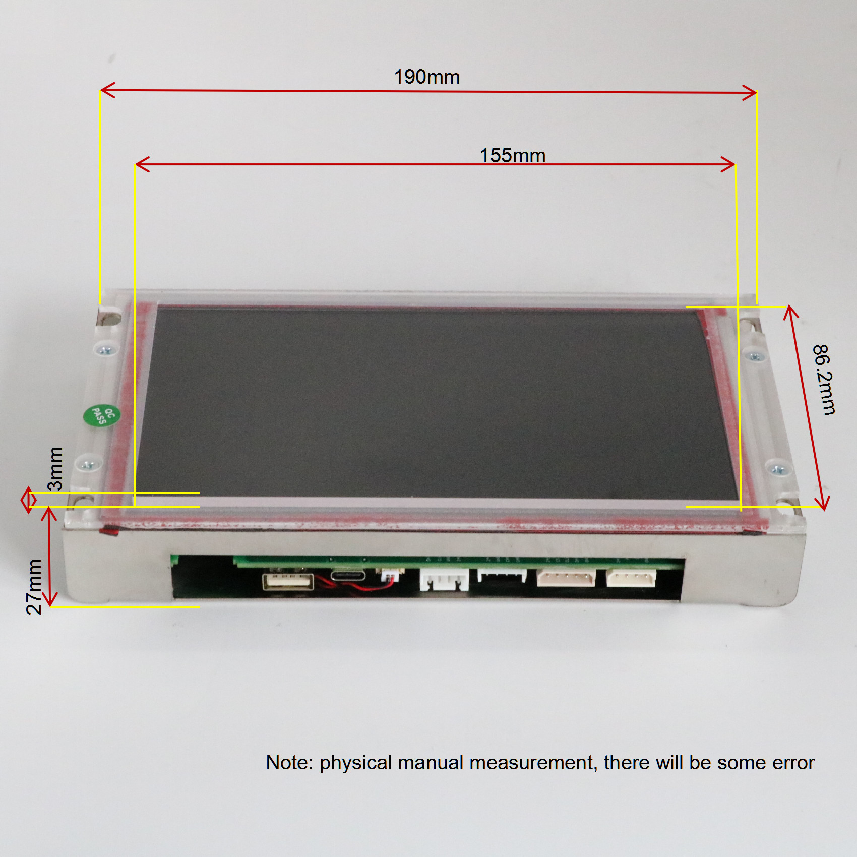 Kone Otis Elevator Parts 7 Inch TFT Display Board Horizontal And Vertical Display TFT LCD Display For Elevator COP LOP Panel