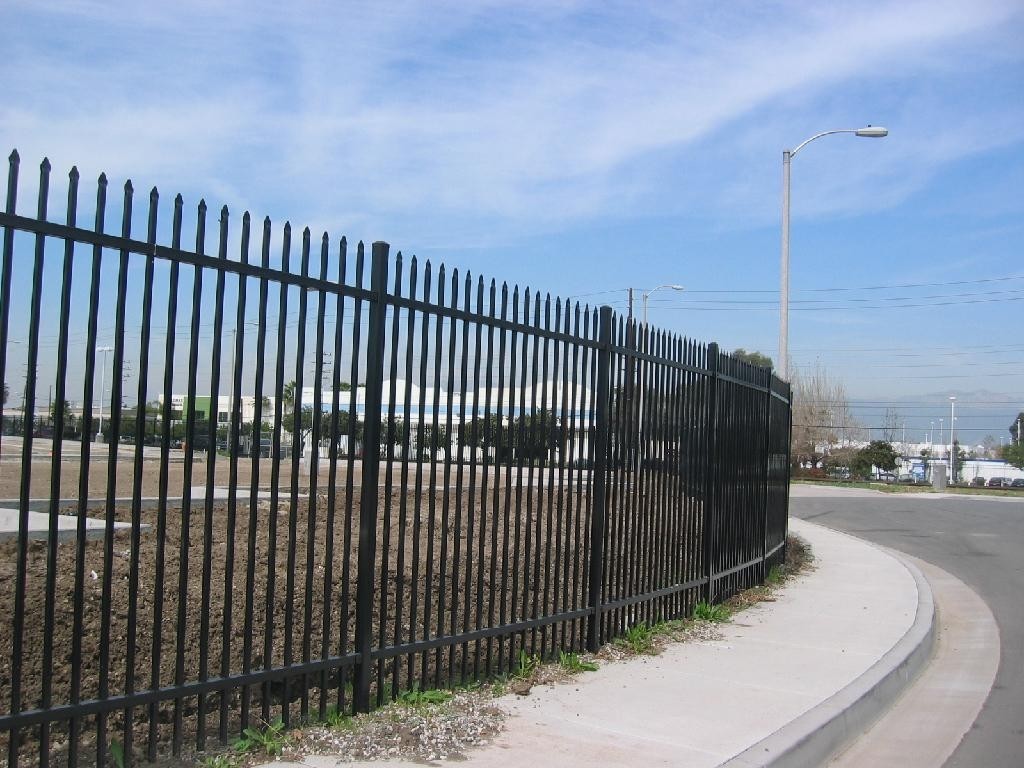 6x8ft Wrought Iron Garden Fence , ISO Rod Iron Fence Panels