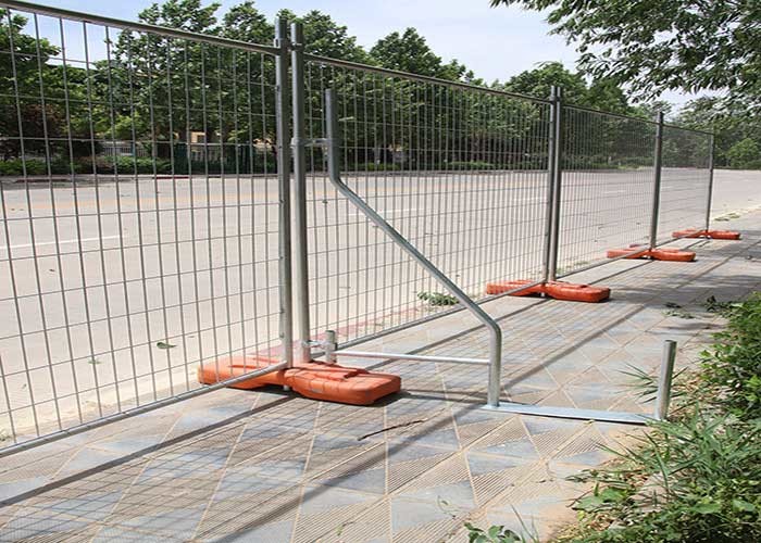 9.5ft X 6ft Temp Construction Fence Quality Control Material Support Tube Welded