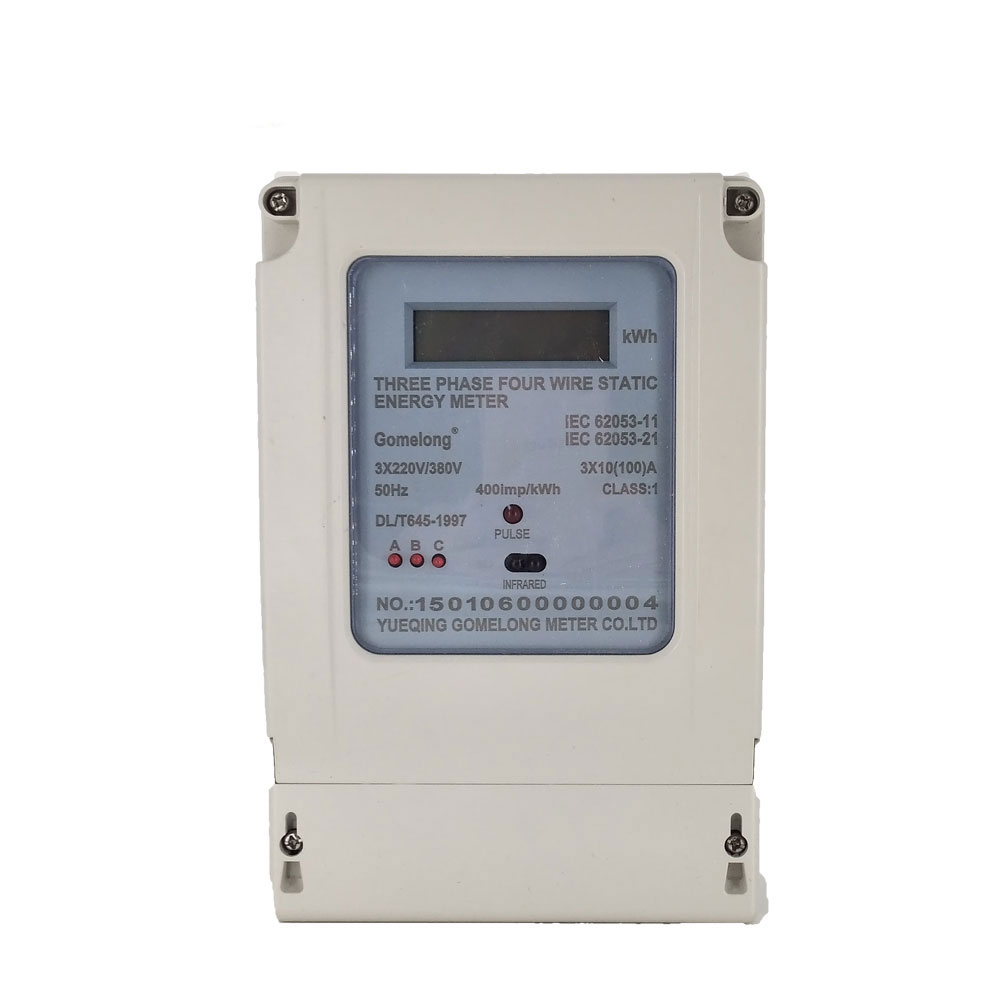 2022 Best selling 3 phase four wire multi-tariff digital smart energy meter