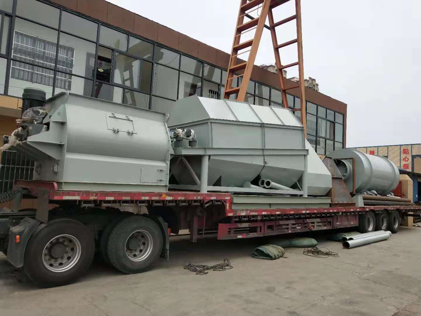 10T / H Dry Mortar Plant Wall Putty Ceramic Tile Adhesive Mixing Machine