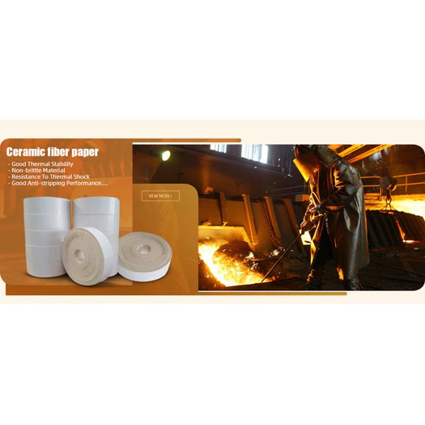 High Alumina Ceramic Fiber Paper HA Refractory Paper Insulation 1mm - 10mm Thickness