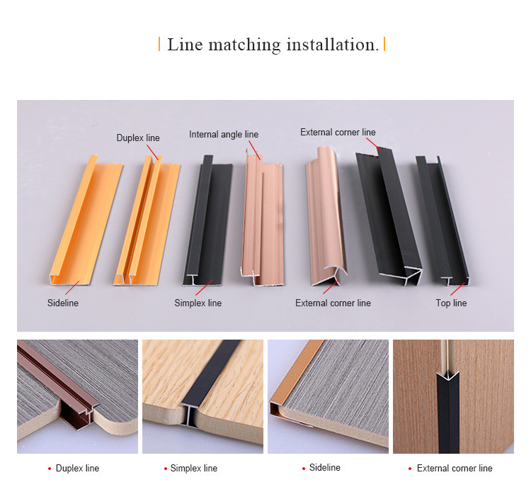 Factory Customized Environmentally Friendly Wood Grain Wood Veneer Wall Panels