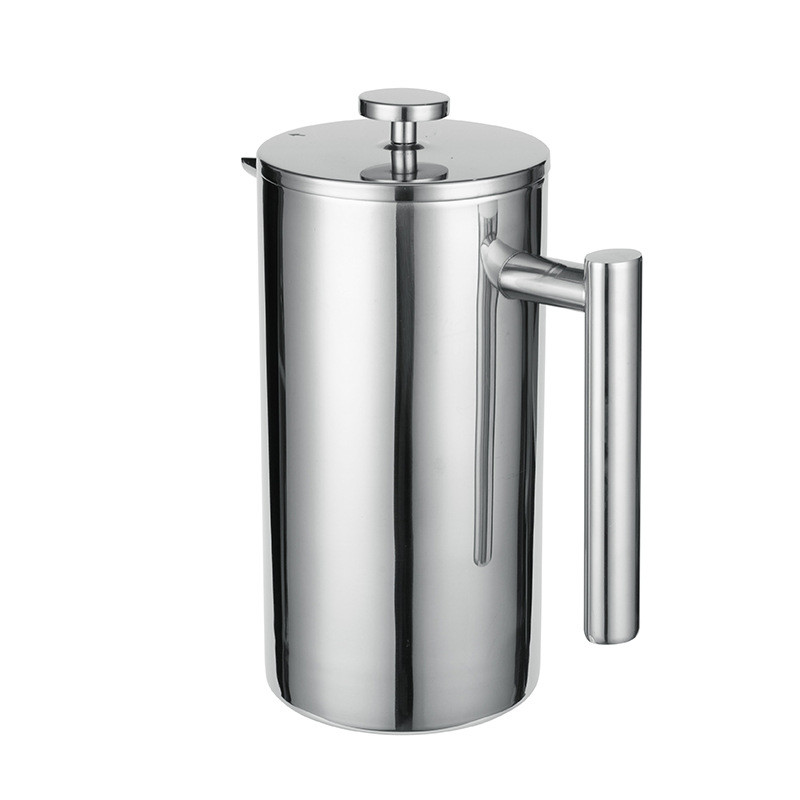 350ml Double Wall Stainless Steel Coffee Press Palm Restaurant French Press
