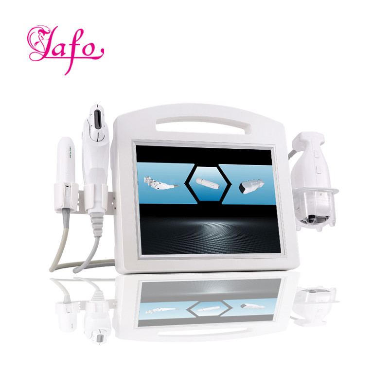 LF-438A 3 IN 1 Facial And Body Ultrasound Therapy Smas Hifu Machine Hifu Liposonix +VMAX HIFU