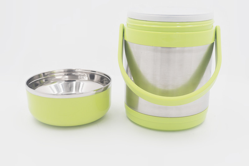 2L Outdoor used stainless steel portable food warmer insulated vacuum stewed hot container