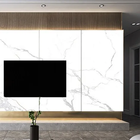 Multicoloured Marble Sheet for Flooring Shower Walls and Countertops Easy Cleaning