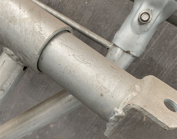 Anti Rust Cattle Diagonal Feed Barriers , Galvanized Steel Cow Feed Barrierse