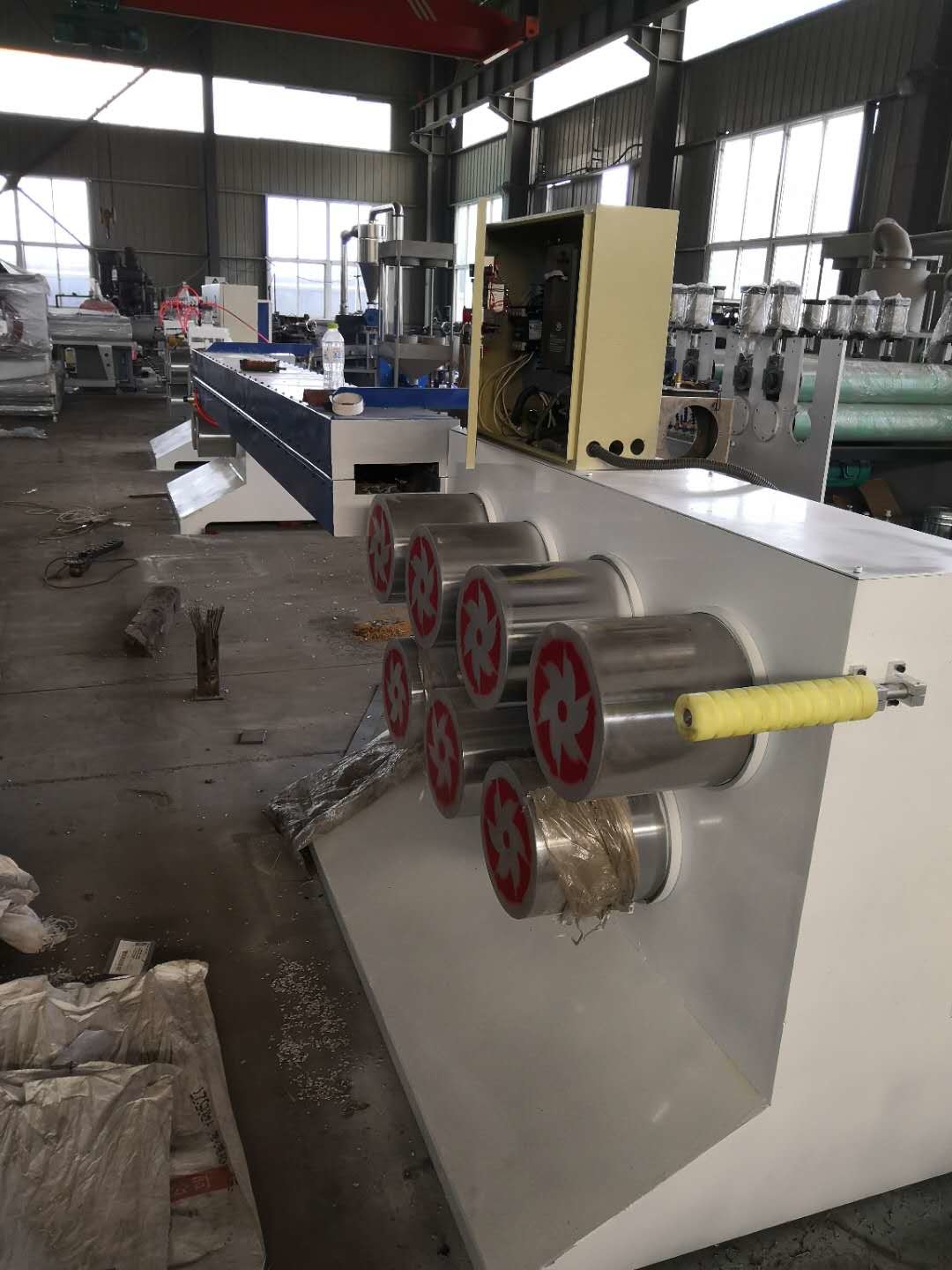 Rope / Bristle PP Monofilament Extrusion Line Compact Structure SJ-65