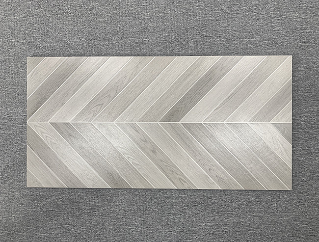 60x120 Wood Grain Ceramic Tiles Matte Glazed Surface Finish
