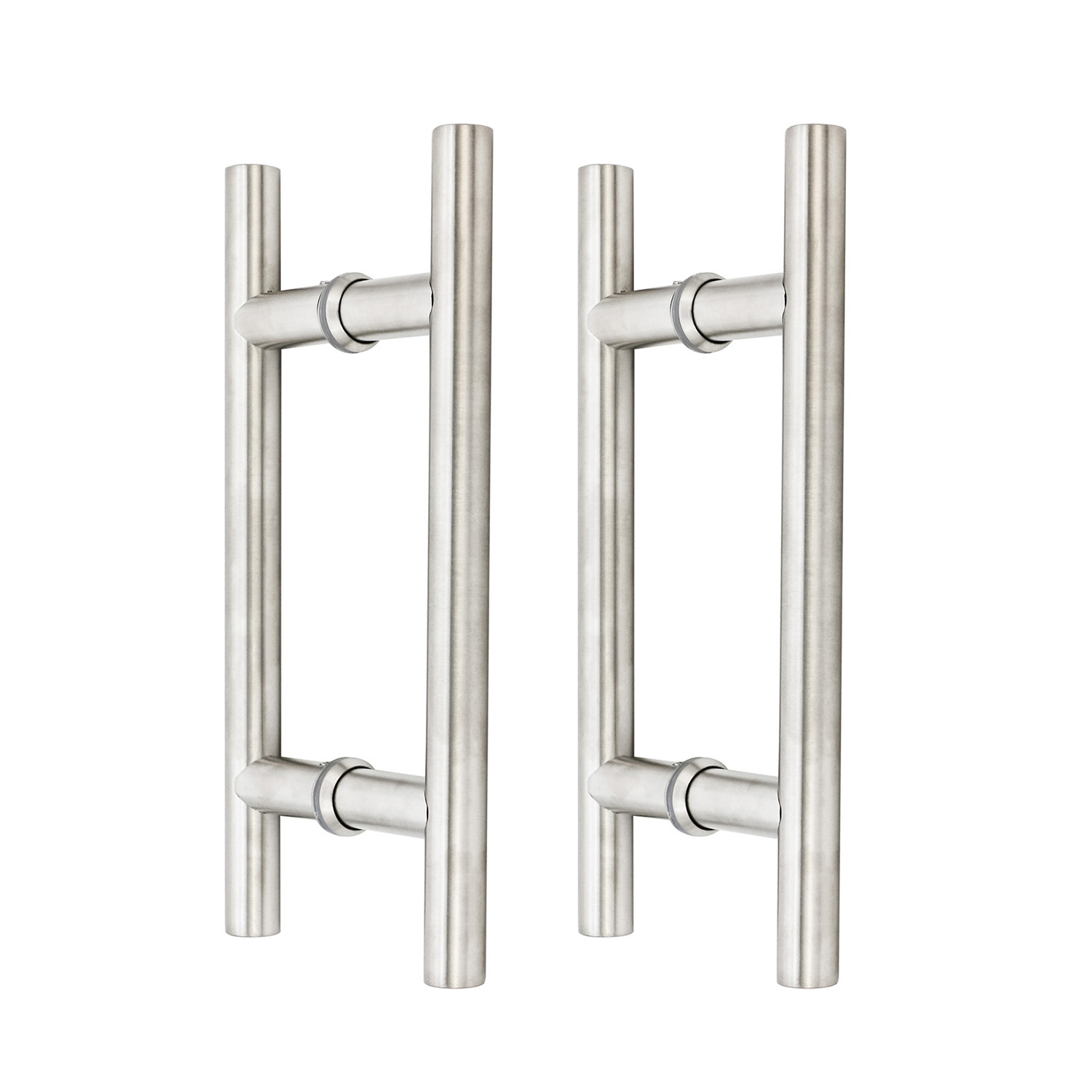 24 Inch Stainless Steel Tempered Glass Push Pull Handle for Door in Hotel Shower Room