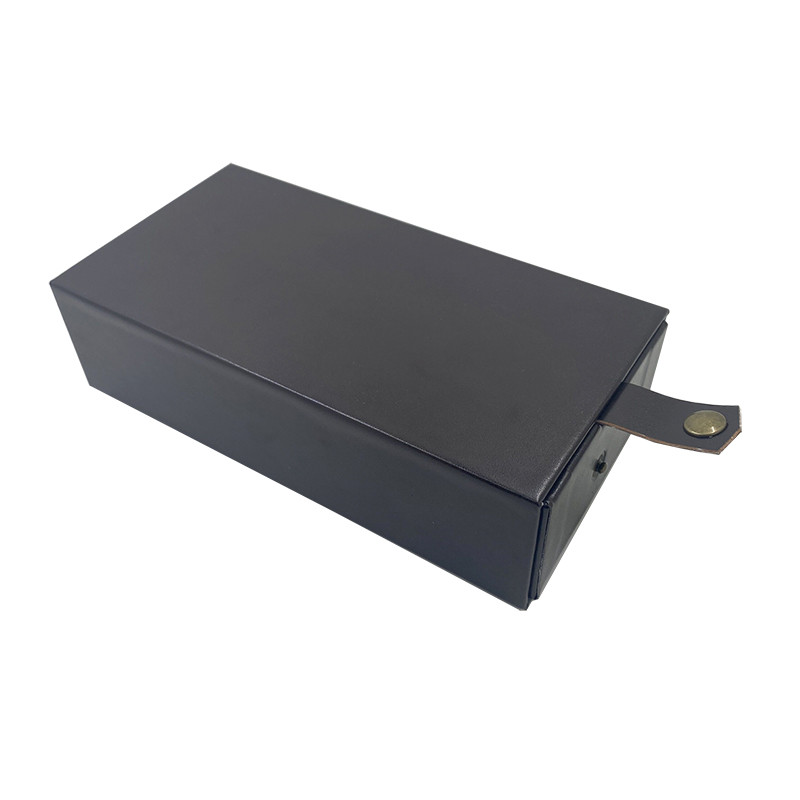 Hard cardboard Custom PU box , PU drawer eyeglasses box
