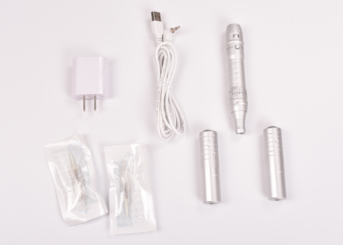 Silver / Rose Permanent Makeup Pen Machine And Microblading Gun