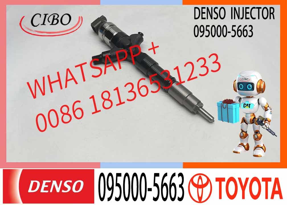Excavator 095000-5930 095000-5663 095000-5440 095000-8290 095000-8220 Engine Common Rail Fuel Injector 095000-8560