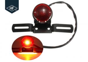 Buy cheap Round Black Amber Metal Aftermarket Motorcycle Lights For ATV Dirt Bike Cafe Racer product