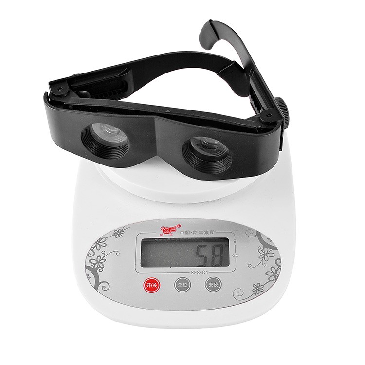 ABS Material 3X25 Fishing Binocular Glasses Telescope Goggles For Fishing Hunting And Reading