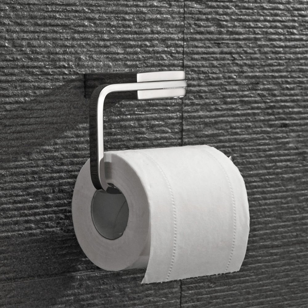 Single Matte Toilet Roll Storage Holder Stainless Steel Toilet Roll Holder