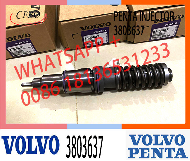 Genuine Neutral New Common Rail Injector BEBE4C08001 For VOL Penta 3829087 3803637 03829087