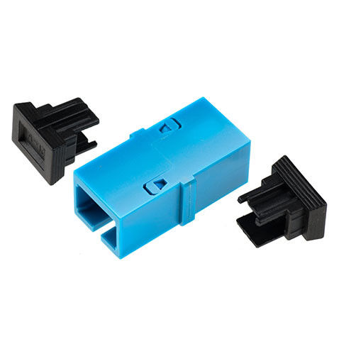 SC PC SC APC Simplex Adapter Two End Face Precision Docking Blue Color