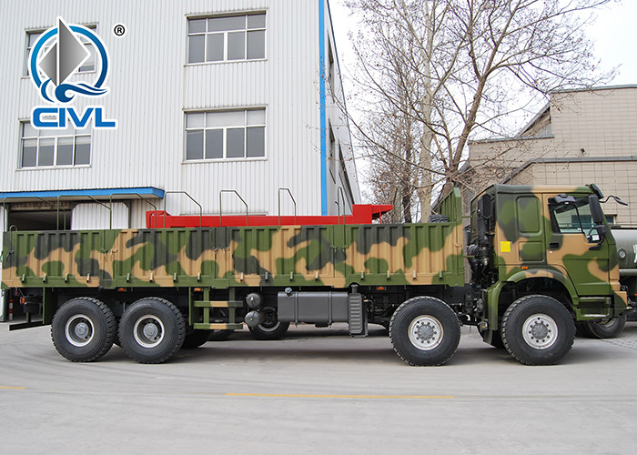 WITH ISO CCC APPROVAL All Wheel Heavy Equipment Trucks 8x8 371hp EuroII 50t Sinotruk HOWO Brand