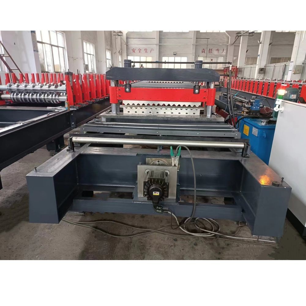 1220mm Feeding Width 0.3-0.8mm Thickness G550 Corrugated Roof Sheet Roll Forming Machine