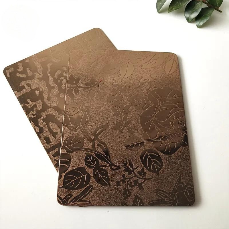 Custom Etched Stainless Steel Plates With Patterns JIS Standard SS Steel Sheet