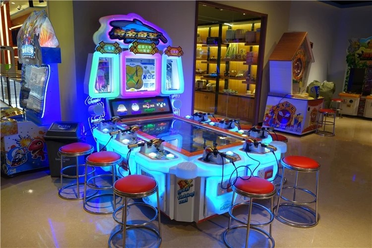 Kids Video Fish Table Game Machine For 8 Players 260*165*203cm