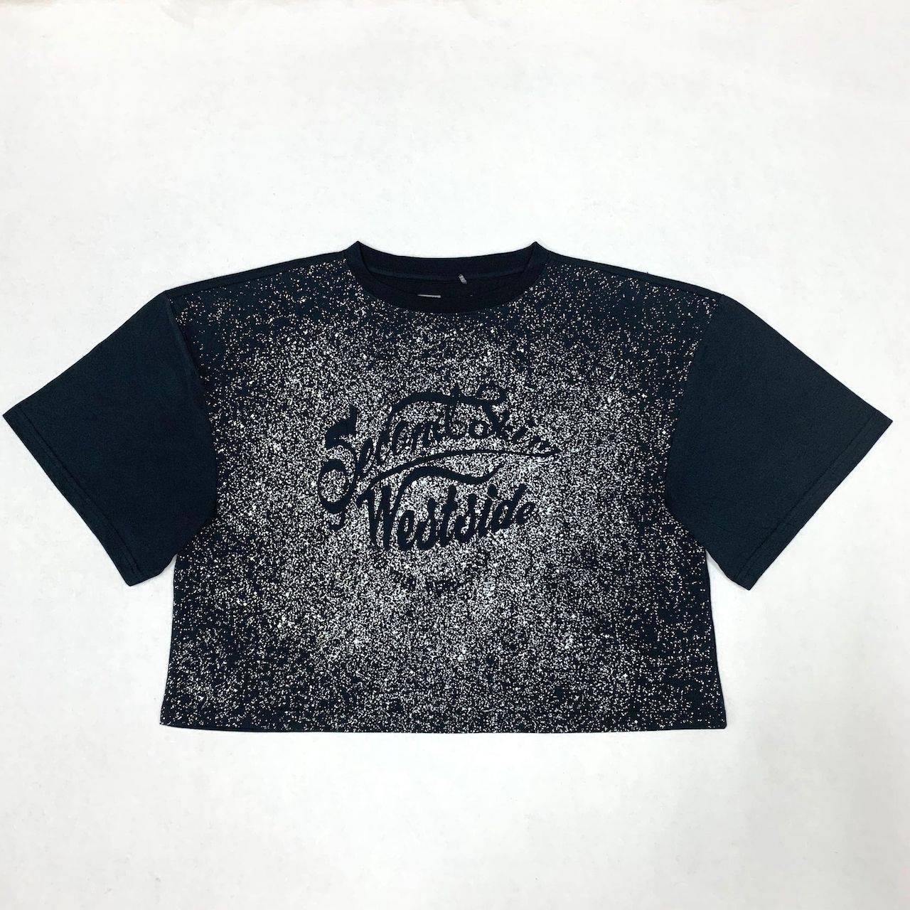 160 grams Fabric Weight O-Neck Short Sleeves Slim Crop Top Girls T-shirt For Kids Summer