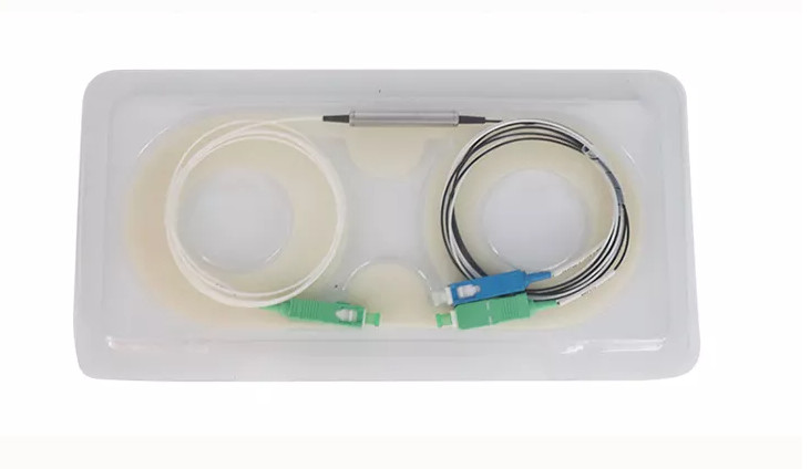 FTTH 3 Ports 1310 1490 1550nm Steel Tube FWDM Coupler