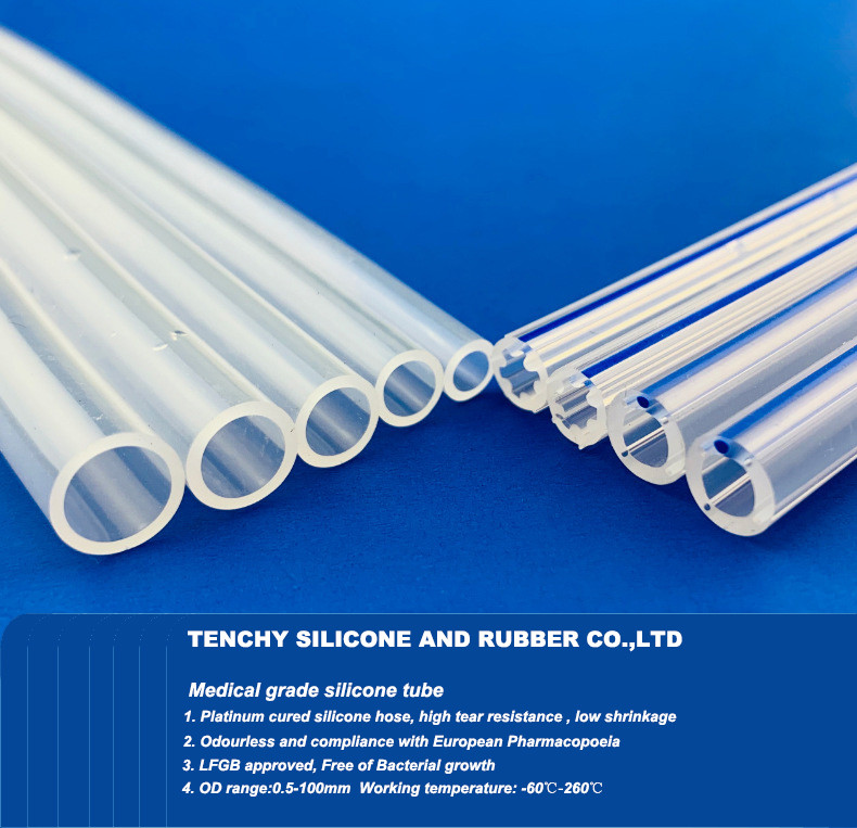 Tasteless 30A Food Grade Platinum Curing Silicone Tube