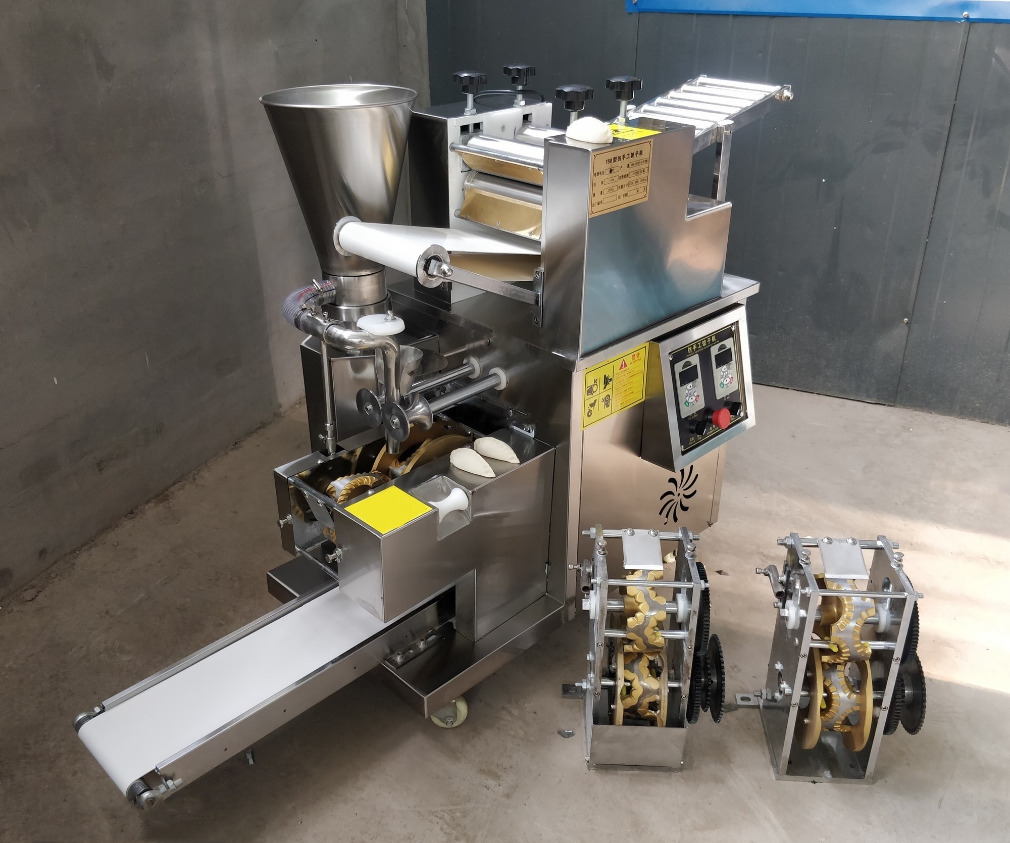 12/15cm Big Size Automatic Empanada Machine / Large Dumpling Samosa Pierogi Spring Roll Making Machine