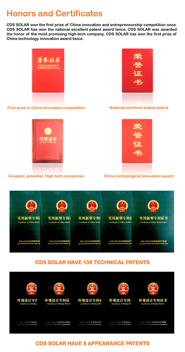 hybrid grid solar energy system 100kw-525kWh for solar power station