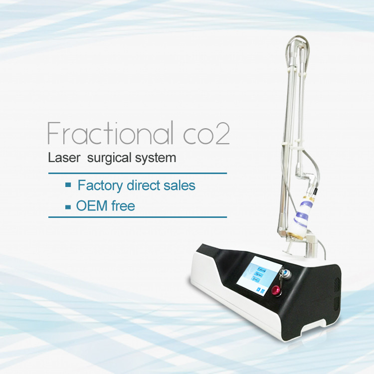 Acne Treatment Function Fraction CO2 Laser Machine with Rectangle Output Graphics