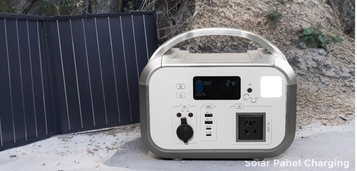 Foldable Solar Panel Charging Rechargeable Portable Power Station With WiFi For TV / Electric Fan