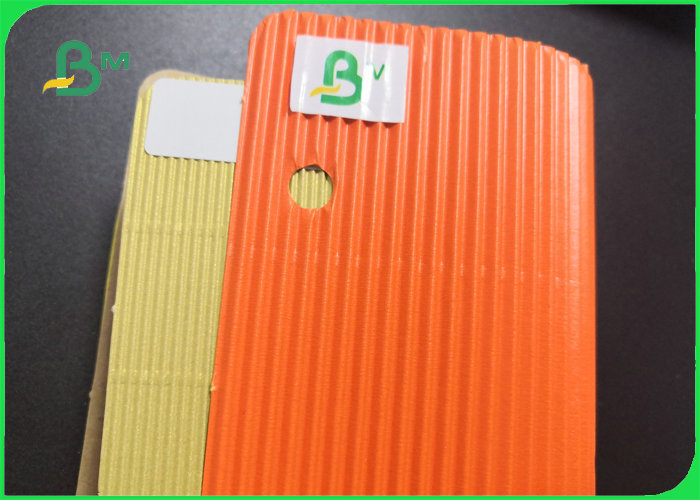 120g + 150g Single Face Color Corrugated Paper Board For Furniture Package