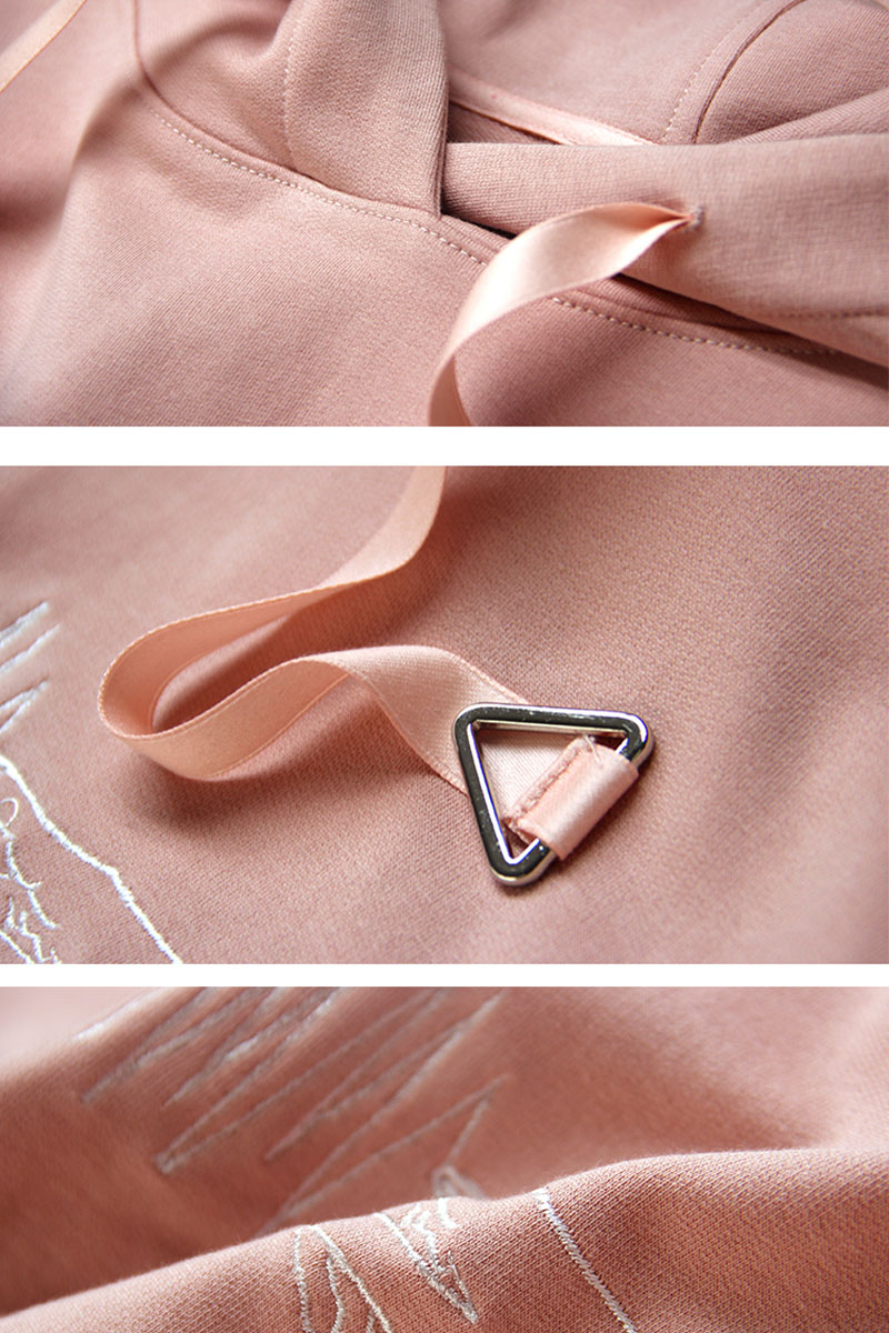 OEM Fashion Hoodie Clothing Women Embroidery