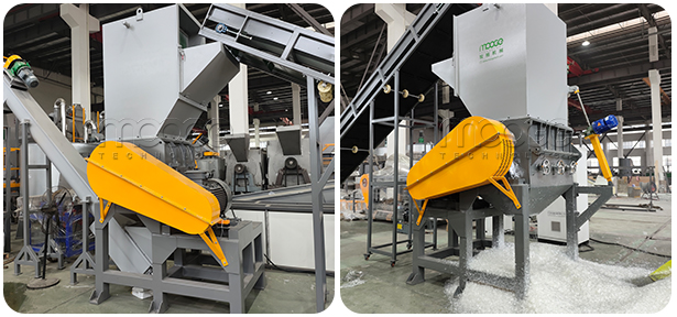 Cleaning Washing Waste Shredder Crusher Machine Recycling Line PP PE Plastic Bottles